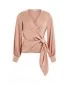 GUESS - Blouse cache cœur - vieux rose