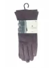 BILL TORNADE - Gants tactiles en daim - chocolat