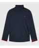 TOMMY HILFIGER - Pull col roulé - marine