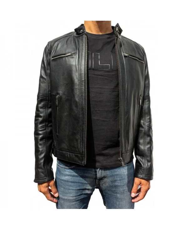 BILL TORNADE - Blouson cuir...