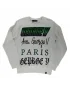 GEORGE V - Sweat col rond - blanc et vert