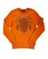 GEORGE V - Sweat col rond - orange