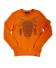 GEORGE V - Sweat col rond - orange