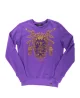 GEORGE V - Sweat col rond - violet