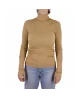 BILL TORNADE - Pull col roulé - camel