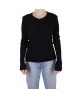 BILL TORNADE - Pull col V - noir