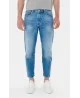 KAPORAL - Jean loose cropped - bleu