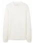 TOM TAILOR - Pull col rond - blanc
