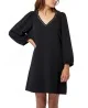KAPORAL - Robe décolleté en v - noire