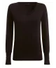 GUESS - Pull col v - noir