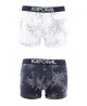 KAPORAL - Pack de 2 Boxers - blanc et marine
