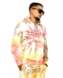 GEORGE V - Sweat à capuche tie and dye - beige