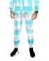 GEORGE V - Pantalon de jogging tie and dye - bleu ciel