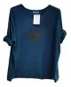 NOTA BENE - Pull léger - bleu pétrole NB-0469